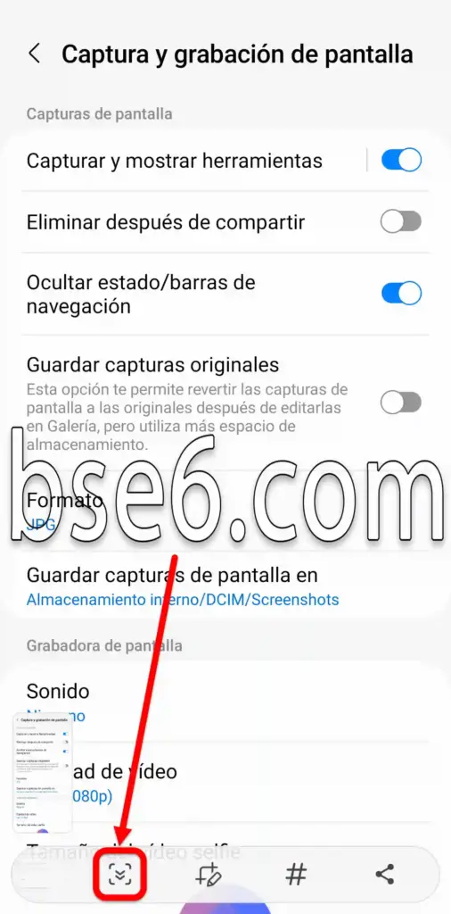 métodos para capturar la pantalla