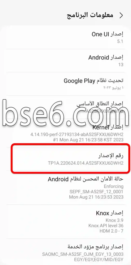 كيفية تمكين خيارات المطور