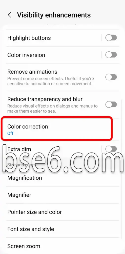 how to adjust screen colors