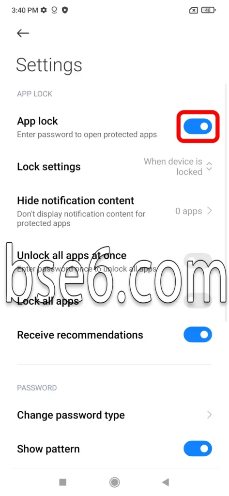 how to lock apps