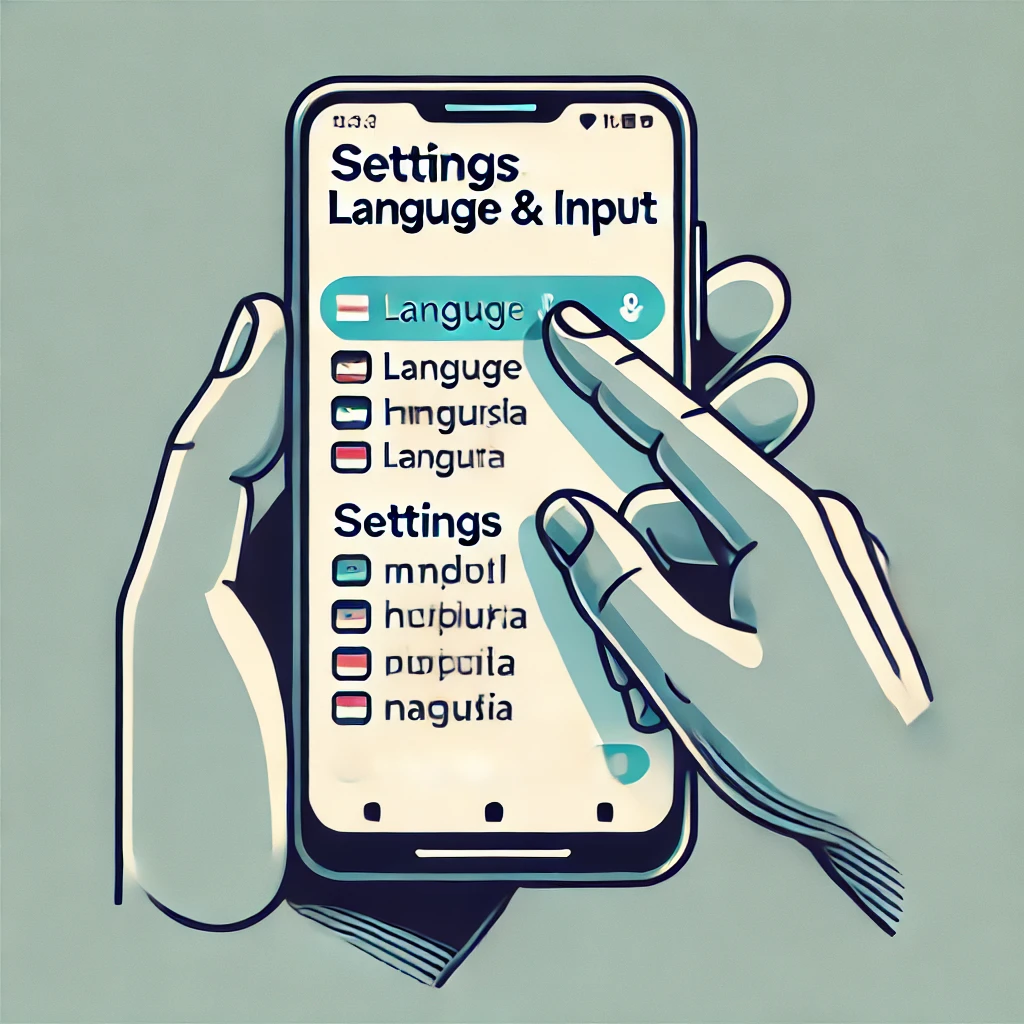 How to change language on Realme C3