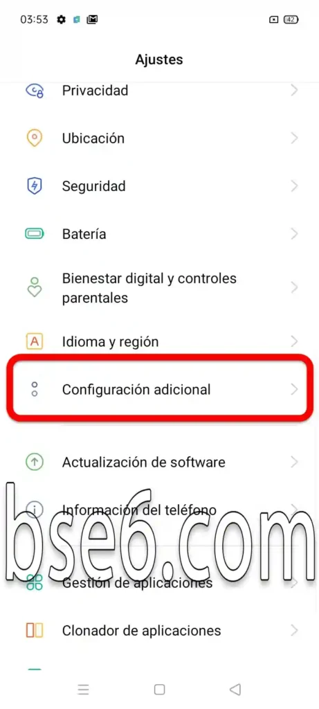 Cómo activar opciones de desarrollador en Realme