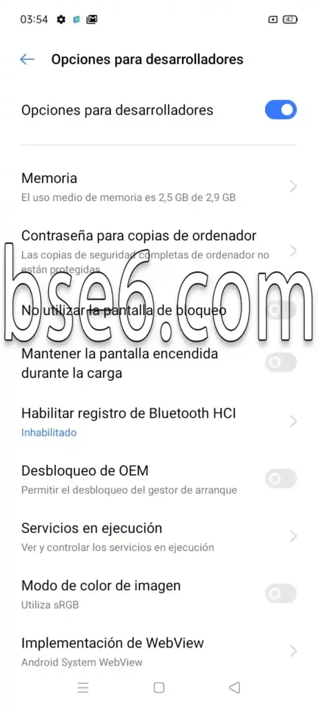 Enable developer options on Realme