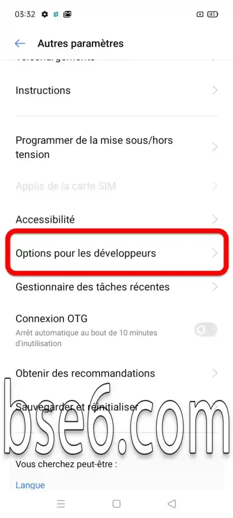 Enable developer options on Realme