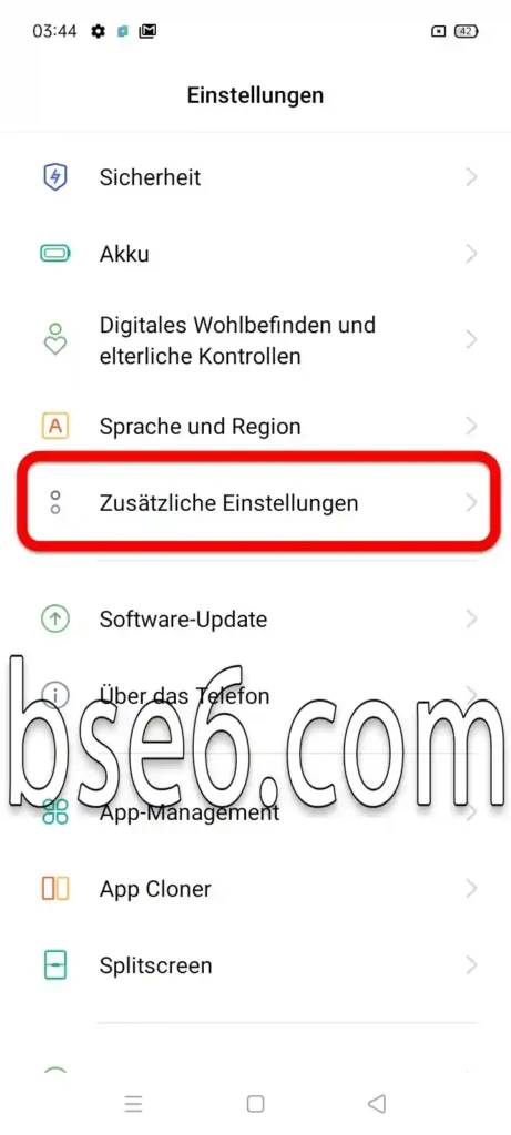 Methoden zum Aktivieren und Deaktivieren der Entwickleroptionen für das Realme