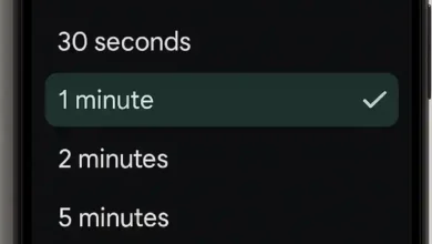 Screen Timeout