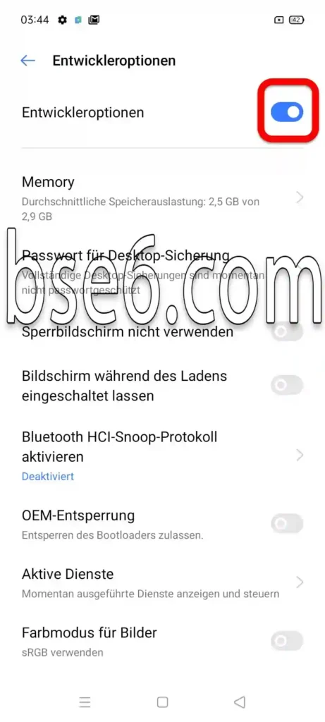 Wie man Entwickleroptionen auf dem Realme aktiviert