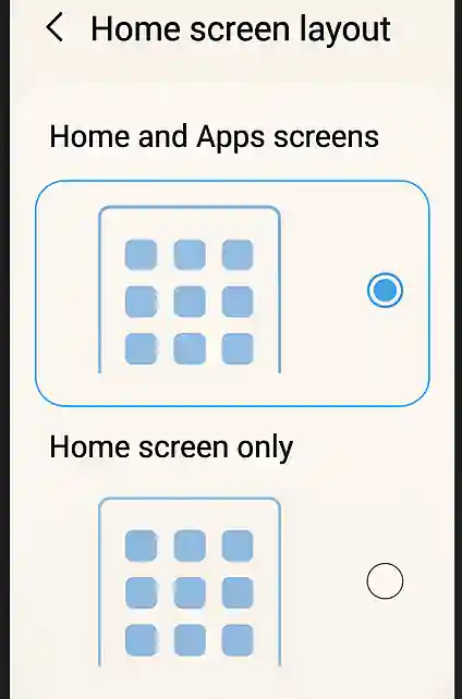 How to Change the Home Screen Layout