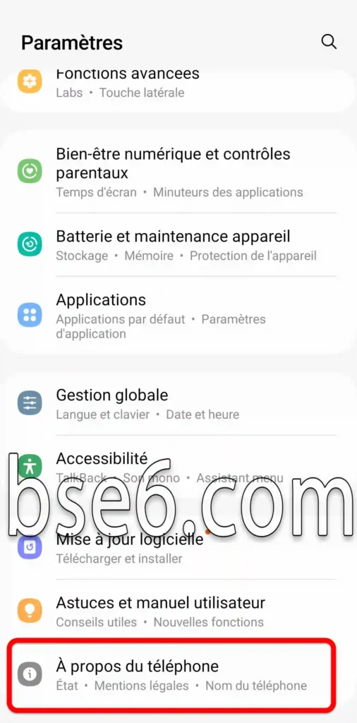 firmware convient à leur téléphone Samsung
