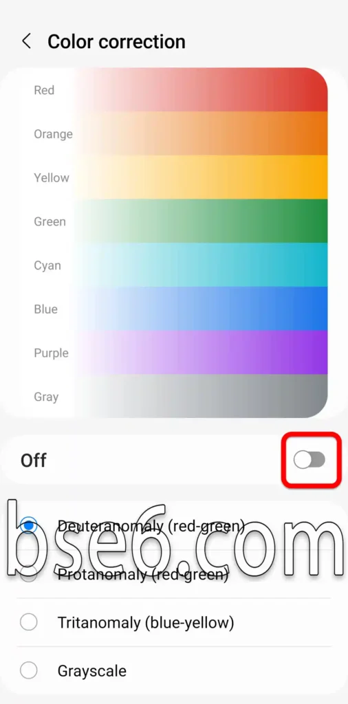 Color correction