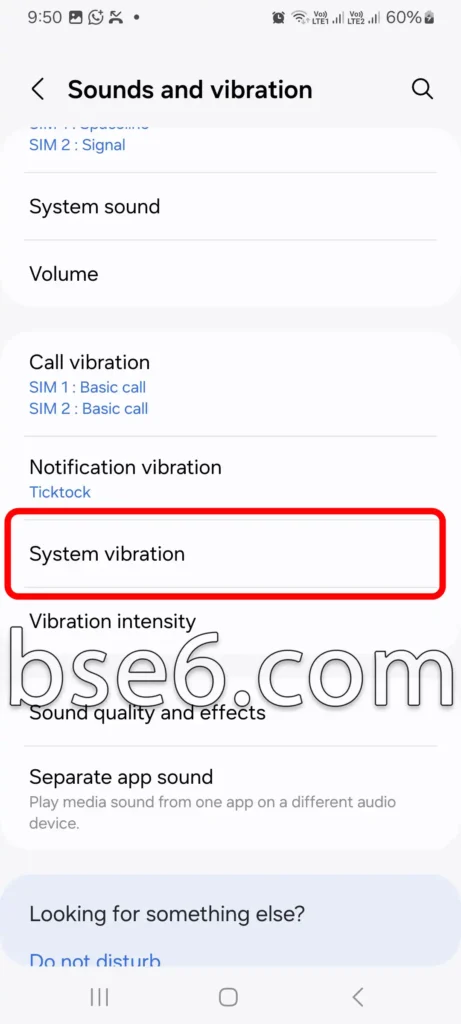 How to adjust vibration on your phone and set the vibration intensity on Samsung How to Easily Control System Vibration (3)