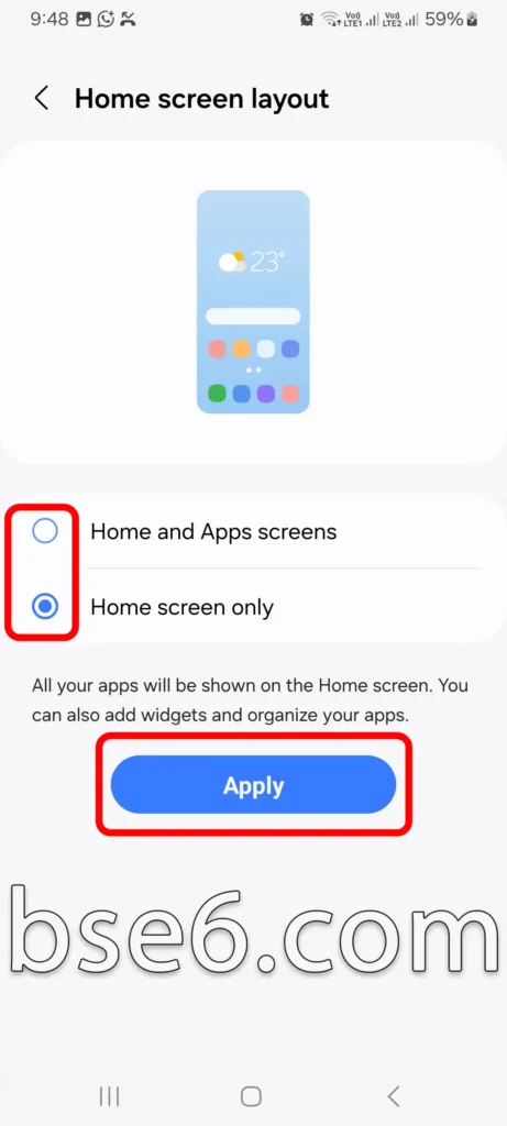 How to Change the Home Screen Layout on Samsung How to easily customize the Home screen layout (5)