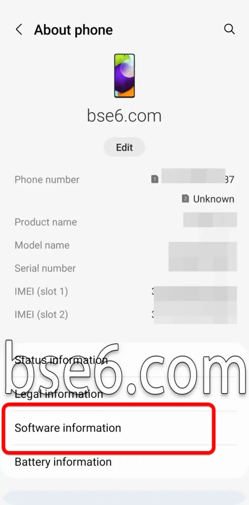 Entwickleroptionen auf dem Samsung Galaxy A36 5G aktivieren Entwickleroptionen auf dem Samsung Galaxy A36 5G aktivieren