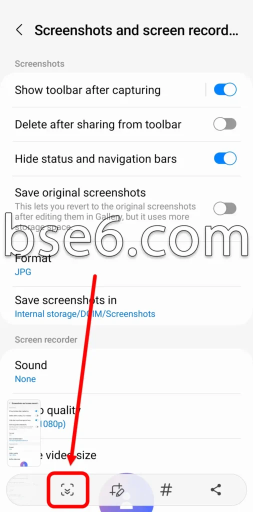 Capture a screenshot Capture a screenshot