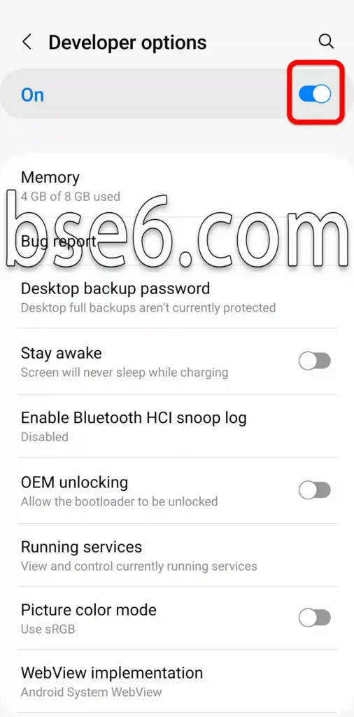 Entwickleroption auf dem Samsung Galaxy A36 5G aktivieren Entwickleroption auf dem Samsung Galaxy A36 5G aktivieren