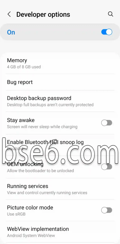 Entwickleroptionen auf dem Samsung Galaxy A36 5G aktivieren Entwickleroptionen auf dem Samsung Galaxy A36 5G aktivieren