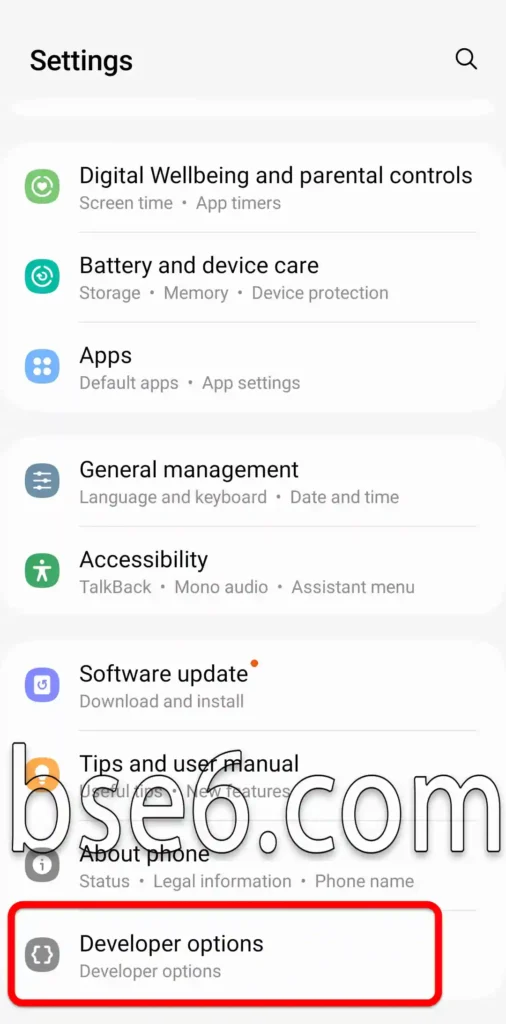 Wie Sie die Entwickleroptionen auf dem Samsung Galaxy A36 5G nutzen Wie Sie die Entwickleroptionen auf dem Samsung Galaxy A36 5G nutzen